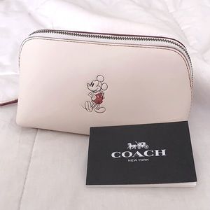 COACH x Disney Mickey Mouse Collab Pouch